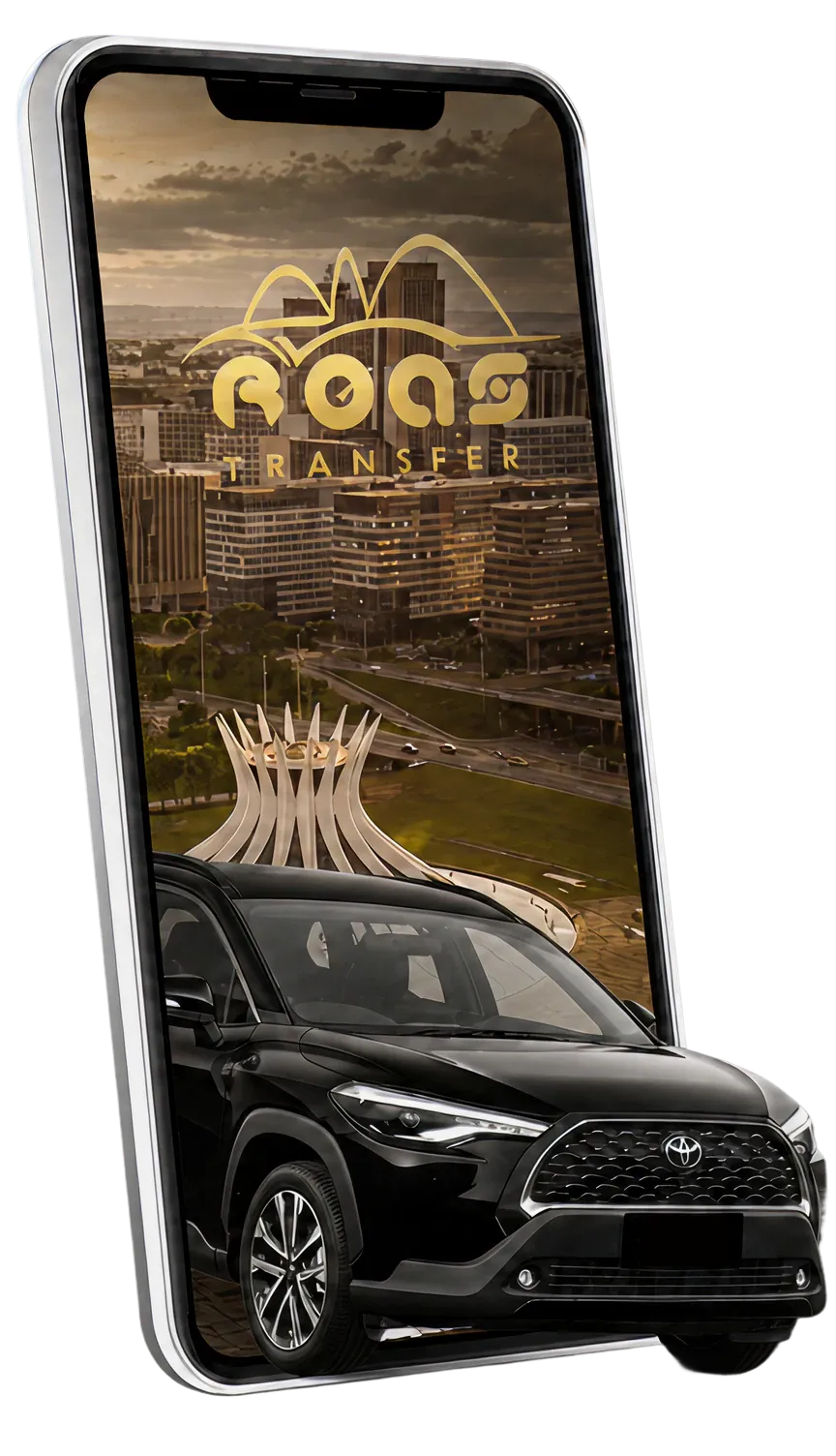 Frota da Roas Transfer para transporte executivo em Brasília